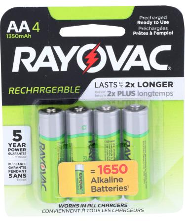 Rayovac Recharge Standard Battery - Rechargeable NiMH AA - LD715-40P GEND PRICE is per PACK