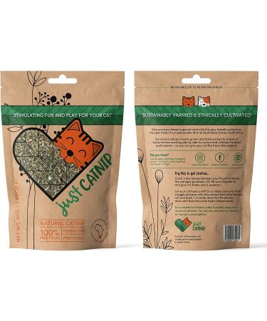 Premium Natural Catnip for Cats - Sustainably Grown in South Africa - Ethically Made Toy & Treat - Maximum Potency (1.05oz) - Buy Online on SooperMarket.com