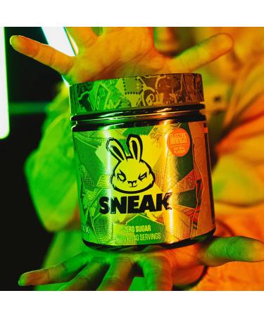 SNEAK Electric Mango Edition: In-Game Focus Boost Energy Drink, Zero Sugar, Low-Calorie Vegan - 40 Servings (400.00 g) - Pack of 1 - Buy Online on SooperMarket.com