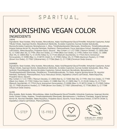 SPARITUAL Nourishing Vegan Nail Color - Pink/Nude/Neutral Shades | Eco-Friendly Beauty & International Shipping - Buy Online on SooperMarket.com