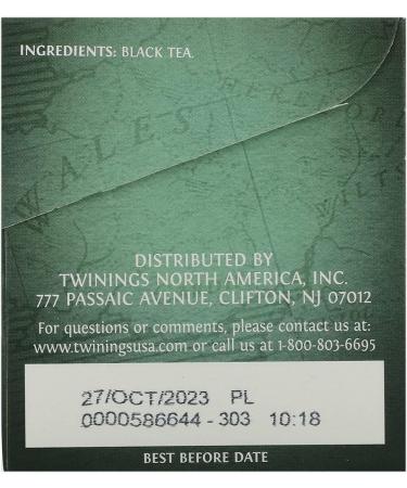 Twinings Prince of Wales Tea - 20 Bags (1.41 oz) for Premium Flavor - Buy Online on SooperMarket.com
