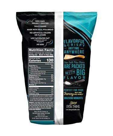 Stacy's Simply Naked Pita Thins 6.7 oz - Pack of 8 | Crunchy Snack Option | Buy Now - Buy Online on SooperMarket.com