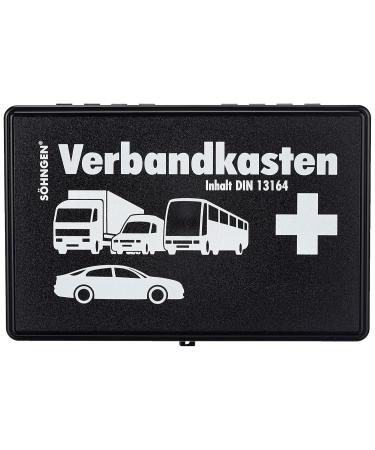 S hngen Car First Aid Kit Complete 260x160x80 mm ABS Plastic Case Includes 2 Face Masks International Shipping Available - Buy Online on SooperMarket.com