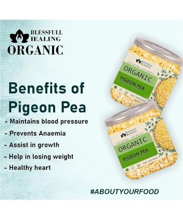 Blessfull Healing Organice Pigeon Pea 2 lb (907 Gram) - Buy Online on SooperMarket.com