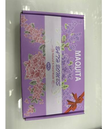 MAQUITA 6Pcs Handmade Shower Bath Bombs - Luxury Spa Kit for Girls, Beauty Gift Set for Christmas, Valentine's, Birthday, Mother's Day & Anniversary - Buy Online on SooperMarket.com