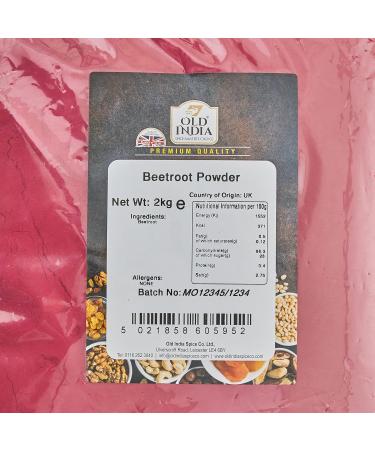 Old India Beetroot Powder 2kg - Premium Quality Organic Supplement - Buy Online on SooperMarket.com