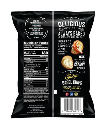 Stacy's Simply Naked Bagel Chips - 7 oz | Kosher, Crunchy Snack - Buy Online on SooperMarket.com