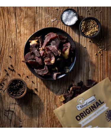 Biltong Sliced 500g Original Flavour - High Fat Content - Pack of 1 - Buy Online on SooperMarket.com