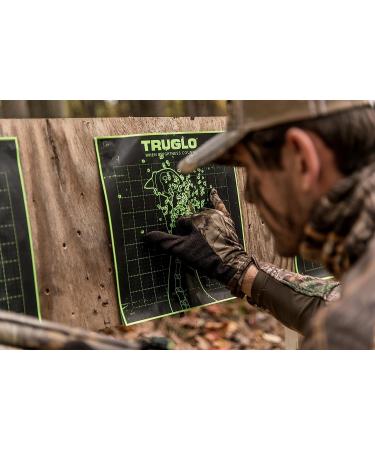TRUGLO Bright Thru-See Splatter 12X12 Turkey Hunting Targets 6-Pack: High-Visible & Self-Adhesive - Buy Online on SooperMarket.com