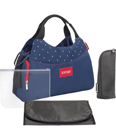 Badabulle Multipocket Dark Blue Changing Bag - Stylish and Practical - Buy Online on SooperMarket.com