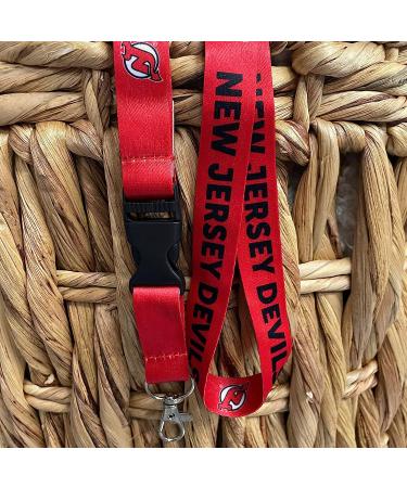 New Jersey Devils NHL Car Keys ID Badge Holder Lanyard - Red - Buy Online on SooperMarket.com