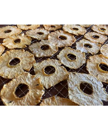 Dried Pineapple Rings - Premium Dehydrated Cocktail Garnishes - 15 Servings (60g Approx) - Buy Online on SooperMarket.com