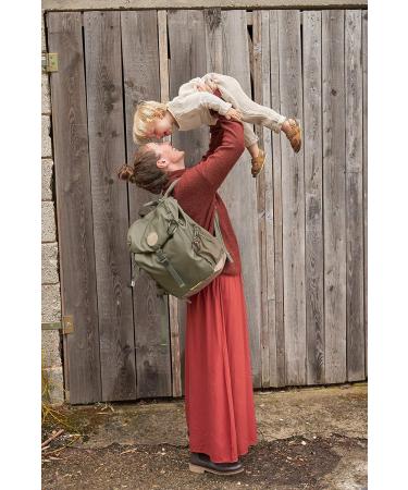 Casual Olive Baby Diaper Backpack with Diaper Pad Stroller Attachment & Bottle Warmer - Water Repellent Outdoor Gear - Buy Online on SooperMarket.com