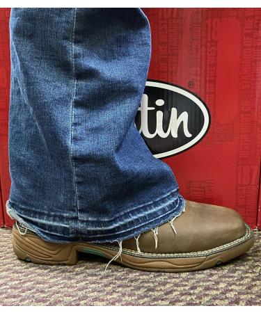 Justin Women's Rush Waterproof Western Work Boot Soft Toe - Brown, Size 8.5 - Buy Online on SooperMarket.com