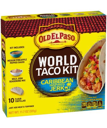Old El Paso World Taco Kit Caribbean Inspired Jerk, 10 ct