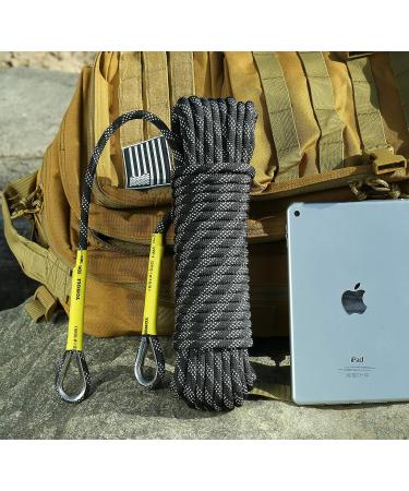 WEREWOLVES 8MM Climbing Rope - High Strength Safety Rope for Rock Climbing, Rappelling, Fire Rescue - 32ft Length - Buy Online on SooperMarket.com