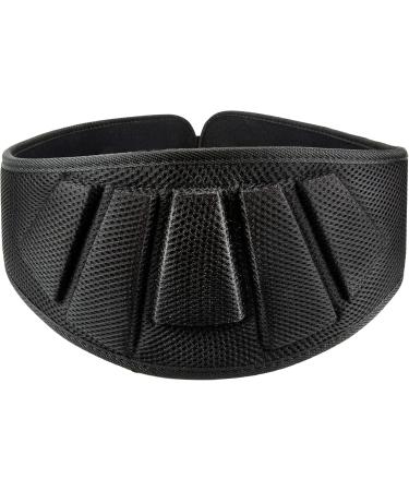 C.P.Sports Weightlifting Belt - Ultra Light Fitness Training Belt for Bodybuilding & Strength Training | Robust Nylon for Men & Women | XXL (117-132cm) - Black - Buy Online on SooperMarket.com