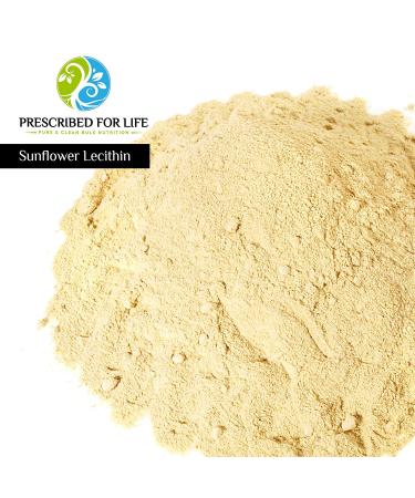 Sunflower Lecithin Powder 4 oz - Non-GMO, Gluten Free, Vegan | Rich in Choline & Essential Fatty Acids - Buy Online on SooperMarket.com