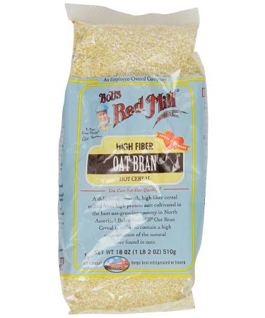 One 18 oz Bob's Red Mill Oat Bran Cereal 1.12 Ounce (Pack of 1)