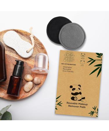 Reusable Cotton Rounds & Bamboo Makeup Remover Pads - Eco-Friendly Soft Three Layer Face Cleanser | International Shipping Available - Buy Online on SooperMarket.com