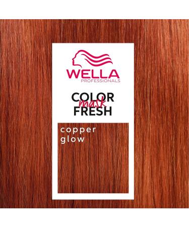 Wella Professional Color Fresh Mask Temporary Hair Color Refresh Treatment Semi-Permanent Hair Dye Hair Gloss Treatment Copper Glow 500 ml Copper Glow 500 ml (Pack of 1) - Buy Online on SooperMarket.com