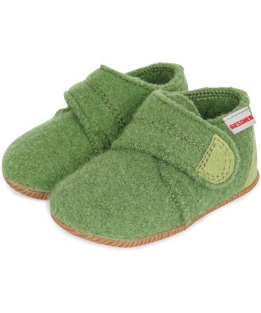 Giesswein Boys Oberstaufen Low-Top Slippers 2 UK Child Grass 467 - Cozy and Stylish Children's Slippers - Buy Online on SooperMarket.com