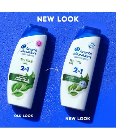 Head & Shoulders Tea Tree Oil 2-in-1 Anti-Dandruff Shampoo + Conditioner 370 mL 370 g (Pack of 1) - Buy Online on SooperMarket.com