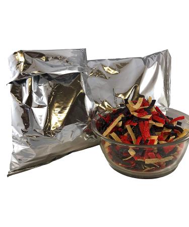 Habanerofire Gourmet Tri Color Tortilla Strips - 32 Ounces - Southwest Salad Toppings and Snack - Stay Fresh Packaging - Buy Online on SooperMarket.com