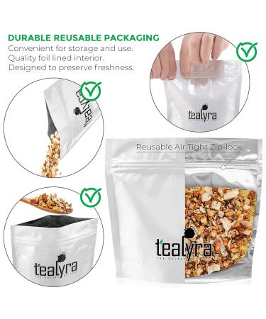 Tealyra Tropical Banana Coconut Rooibos Red Tea 4oz - Herbal Fruity Loose Leaf Tea - Caffeine Free - Buy Online on SooperMarket.com