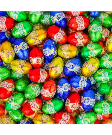 Milk Chocolate Foil with Chocolate Eggs With Praline Filling 500g for Easter Egg Hunt & Gifts