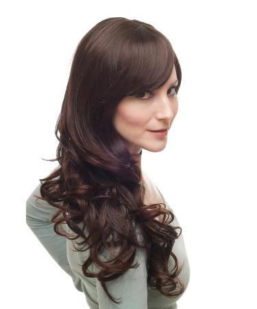 Buy Women's Long Wavy Brown Mahogany Wig | H3101-2T33 | Curly Style International Shipping - Buy Online on SooperMarket.com