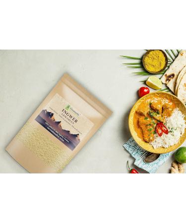 Gourmetia Ground Ginger Powder 200g - 100% Natural Ginger Root for Tea & Cooking - Buy Online on SooperMarket.com