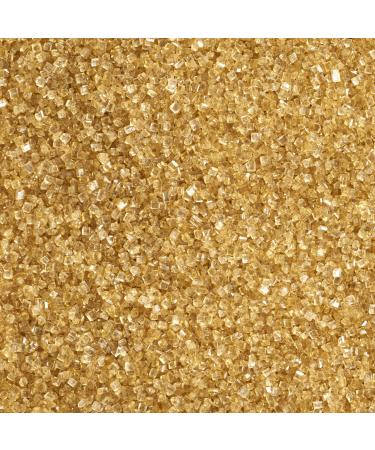 DecoPac Sanding Sugar, Sparkling Gold Edible Sugar Sprinkles, Edible Sanding Sugar in Handheld Container, Sugar Sprinkle Mix For Celebration Cakes, Cupcakes, Cookies, 33oz - Sparkling Gold