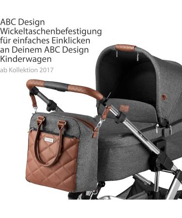 ABC Design Diaper Bag Explore - 2in1 Baby Diaper Backpack & Casual Baby Bag with Changing Pad & Bottle Holder - Asphalt - Buy Online on SooperMarket.com