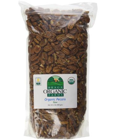 Braga Organic Farms 2 Lb Organic Raw Pecans