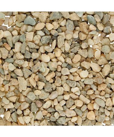 Amtra Polychrome Natural Aquarium Gravel 2 KG - Decorative Sand with White Grains 3-4mm - Buy Online on SooperMarket.com
