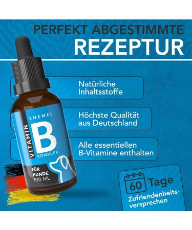 Buy Vitamin B Complex for Dogs 100ml | All B Vitamins Included | Innovative Drops Formula | Made in Germany - Buy Online on SooperMarket.com