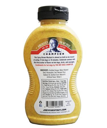 Joey Chestnut Firecracker Mustard - Hot Dog Champion's Favorite - Buy Online on SooperMarket.com