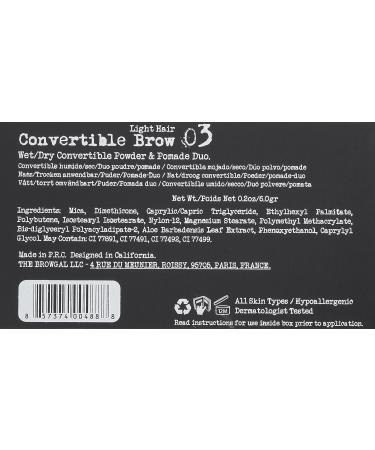 The BrowGal 2 in 1 Convertible Brow-03 Full Definition Natural Makeup Powder - Professional Highlighters for Glowing Look | Women's Gift - 2.1In Light Hair - Buy Online on SooperMarket.com