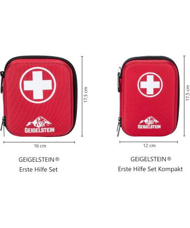 Buy GEIGELSTEIN Travel First Aid Kit Made in Germany | Stainless Steel Tweezers for Hiking Cycling & Outdoor Adventures - Buy Online on SooperMarket.com