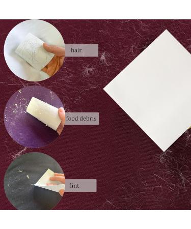 100 Sheets Mini Portable Lint Remover for Clothes & Pet Hair | Travel Size Sticky Dust & Fuzz Remover - Buy Online on SooperMarket.com