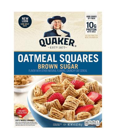 Quaker Oatmeal Squares Brown Sugar & Cinnamon Variety Pack - 3 Pack Cereal - Buy Online on SooperMarket.com