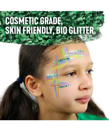 Snazaroo Bio Glitter Face and Body Paint - Biodegradable Silver Chunky Glitter - 3g - Buy Online on SooperMarket.com