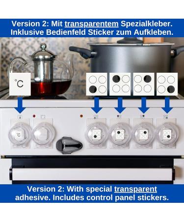 Buy Herd Button Child Lock - Safe & Easy Installation for 6 Button Stoves | International Shipping Available - Buy Online on SooperMarket.com