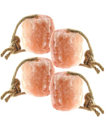 UMAID 6 lbs Himalayan Animal Lick Salt On Rope for Horses Deer and Livestock