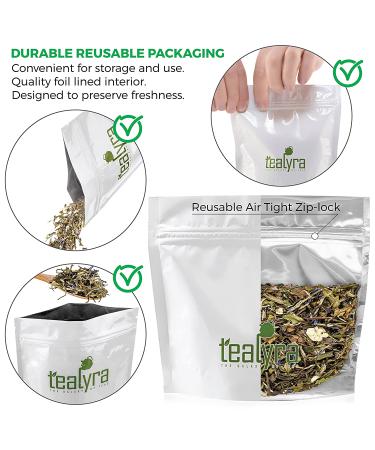 Tealyra White Coconut Cream Tea - 200g Loose Leaf Blend - Low Caffeine, High Antioxidants - Buy Online on SooperMarket.com