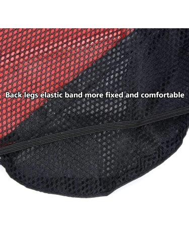 Ranphy Waterproof Dog Jacket for Medium & Large Dogs - Reflective Breathable Ultra-Light Rain Cover for Dachshunds & Labradors - Size 9XL (94cm Breast Size) - Red & Black - Buy Online on SooperMarket.com