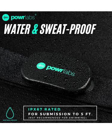 Powr Labs Bluetooth Heart Rate Monitor Chest Strap | ANT+ HRV Monitor Compatible with Strava Garmin Wahoo Polar Peloton iFit Apps - Buy Online on SooperMarket.com