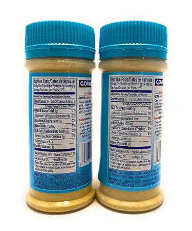 Goya Adobo Less Sodium All Purpose Seasoning - Bundle with & without Pepper - Buy Online on SooperMarket.com