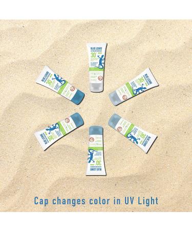 Blue Lizard Kids Mineral Sunscreen SPF 30+ 3 oz Tube - Water Resistant UVA/UVB Protection - Fragrance Free - Smart Cap Technology - Buy Online on SooperMarket.com